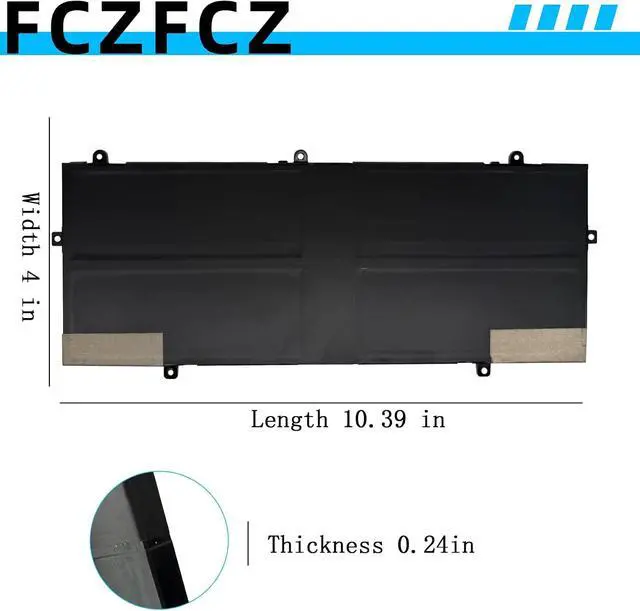 Alt view image 7 of 7 - C22N2211 Battery 75Wh 9702mAh Replacement for Asus Zenbook 14 OLED UX3405MA UX3405ZA UX3405VA Series 0B200-04400000 2ICP5/49/120-2 7.74V