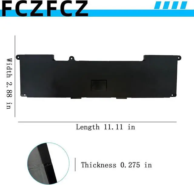 Alt view image 7 of 7 - D9V29 Battery 72Wh Replacement for Dell Pro Max 14 MC14250 MC14255 / Pro Max 14 Premium MA14250 Series 07PV3H 7PV3H 4ICP7/54/63 15.6V 4-Cell