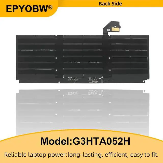 Alt view image 7 of 7 - G3HTA052H Laptop Battery 45.8Wh 6041mAh 6-Cell 7.58V Compatible with Microsoft Surface Laptop 3 Gen 13.5 Inch Keyboard Base 1867/1868 Series DYNT02