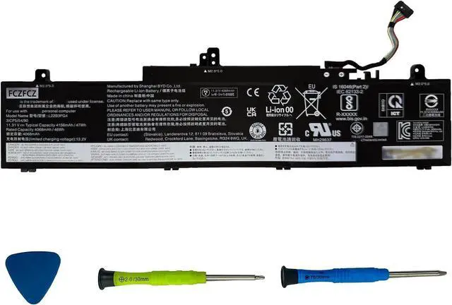 Main image of L22B3PG4 Battery 47Wh 4156mAh Replacement for Lenovo ThinkPad E14 Gen 5 Gen 6 / E16 Gen 1 Gen 2 Series SB11N46023 L22X3PG4 L22D3PG4 L22M3PG4 L22L3PG5 L22B3PG5 L22D3PG5 L22M3PG5 11.31V 3-Cell
