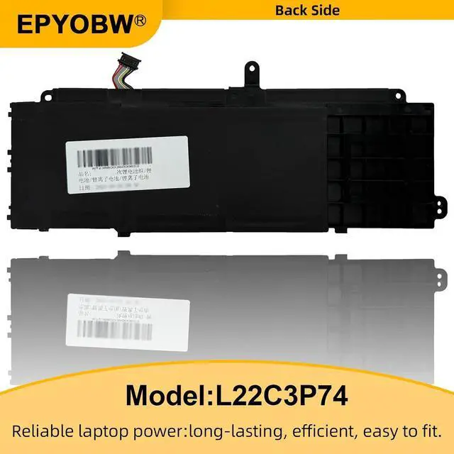 Alt view image 6 of 6 - L22C3P74 Laptop Battery 41Wh Series L22D3P76 L22M3P76