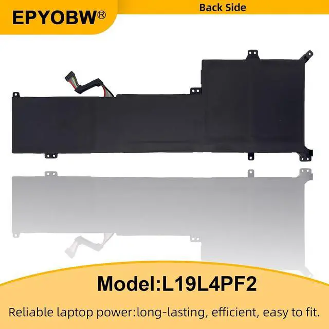 Alt view image 6 of 7 - L19L4PF2 Laptop Battery 56Wh Compatible with Lenovo IdeaPad 3-17ADA05 / IdeaPad 3-17ARE05 / IdeaPad 3-17IML05 / IdeaPad 3-17IIL05 / V17-IIL 82GX Series L19D4PF2 L19L3PF4 L19C3PF6