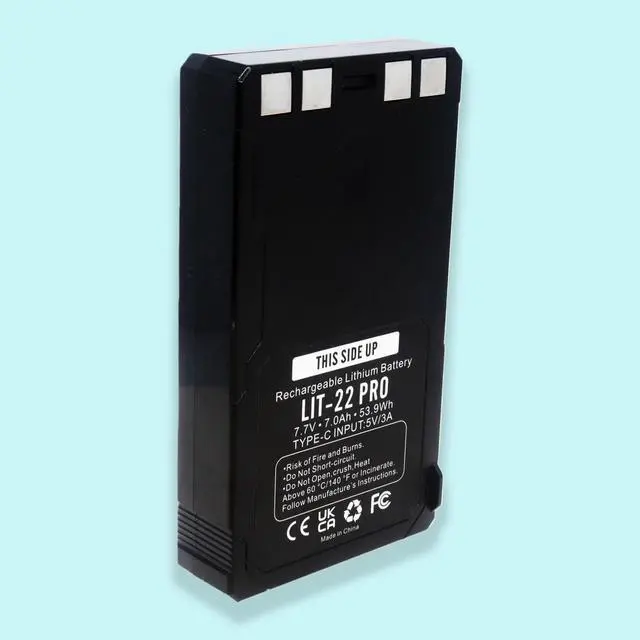 Alt view image 3 of 5 - LIT-22 Pro Battery Replacement for SPYPOINT Flex-M/S/G36/Plus/Dark/S-Dark LIT-22Pro 7.0Ah 7.7V 2Pack