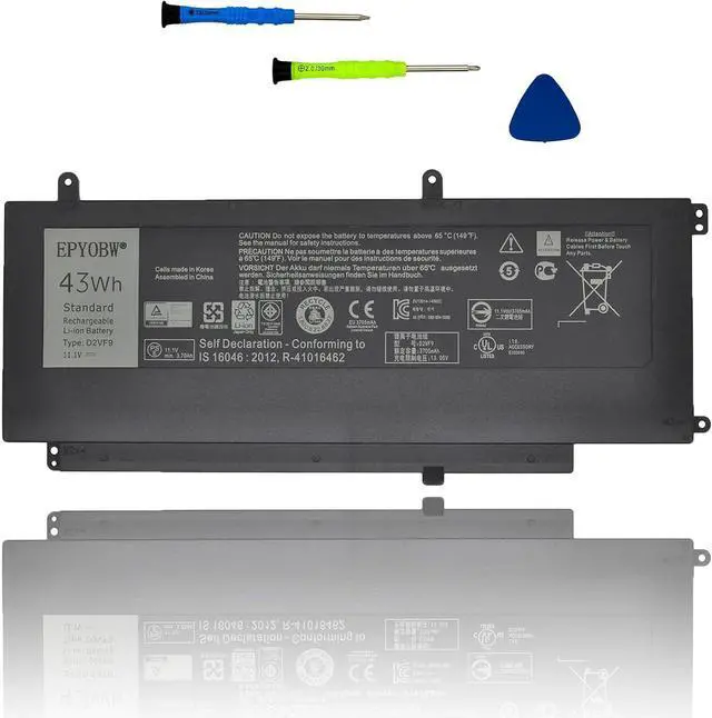 Main image of D2VF9 Laptop Battery 43Wh JC04 PXR51 0PXR51
