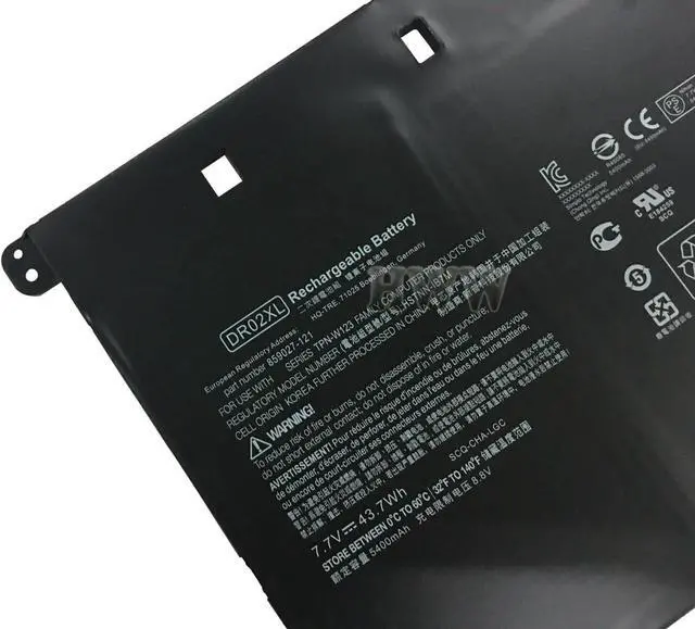 Alt view image 2 of 4 - HWW New 7.7V 43.7Wh DR02XL Battery Compatible with HP Chromebook 11 G5 HSTNN-IB7M 859027-121 Series