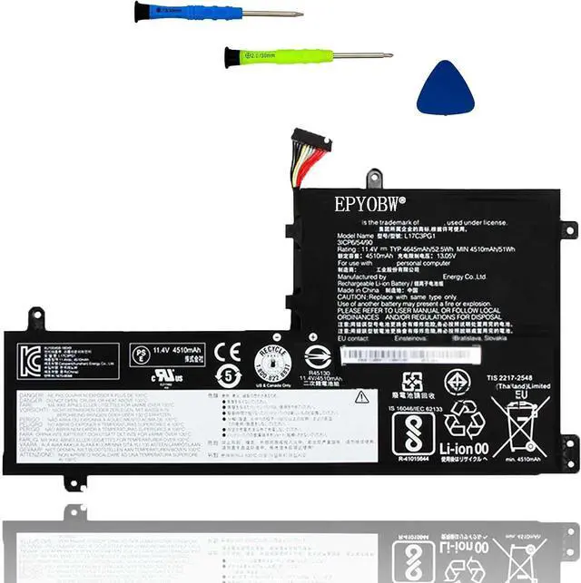 Main image of L17C3PG1 Laptop Battery 52.5Wh L17C3PG1 L17M3PG1 L17M3PG3