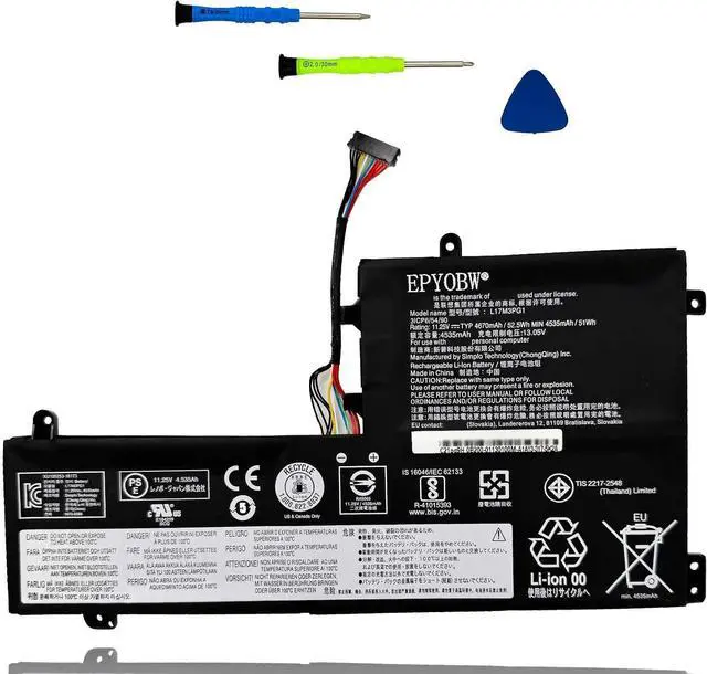 Main image of L17M3PG1 Laptop Battery 11.25V L17L3PG1 L17C3PG1 L17M3PG3