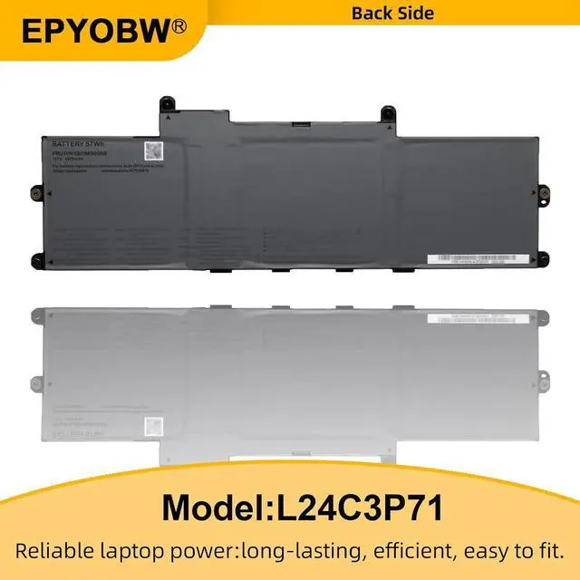 Alt view image 6 of 7 - L24C3P71 Laptop Battery 57Wh L24B3P70 L24M3P70 L24D3P71