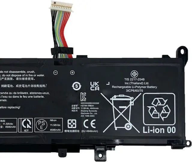 Alt view image 3 of 5 - RX03XL TPN-IB1C HSTNN-WB0H TPN-DB1Z N78704-005 N69453-CF1 Laptop Battery
