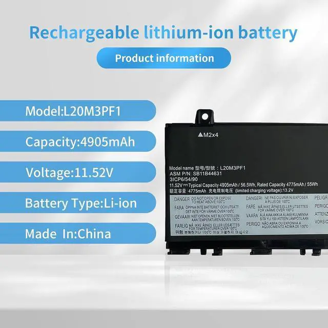 Alt view image 2 of 5 - L20M3PF1 L20C3PF1 L20D3PF0 L20L3PF1 Laptop Battery
