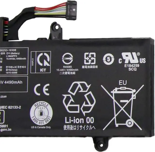 Alt view image 2 of 3 - L19M4PF5 L19C4PF5 SB10W65293 5B10W65278 SB10W65279 Laptop Battery