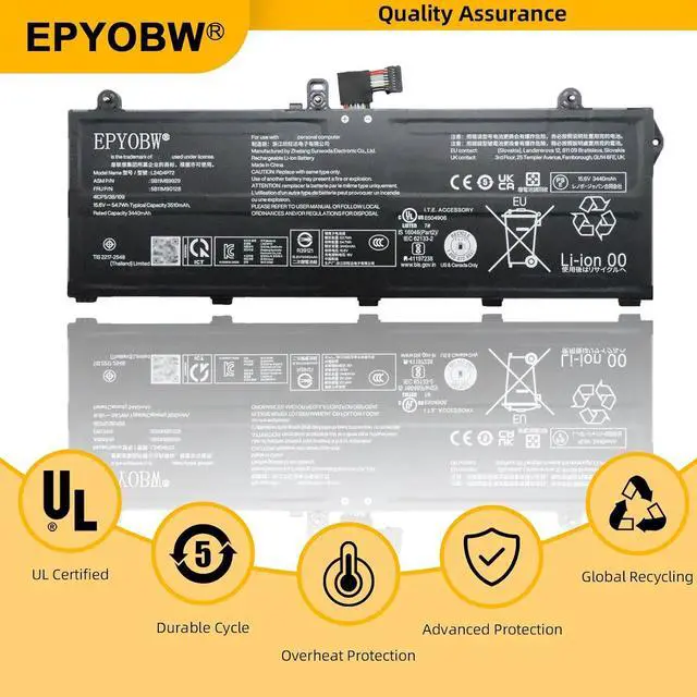 Alt view image 6 of 7 - L24D4P72 Laptop Battery 54.7Wh 3510mAh 15.6V L24M4P72 L24N4P71