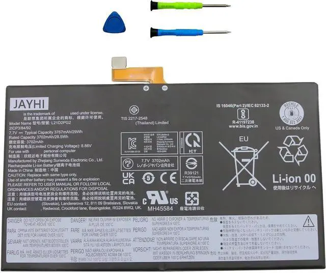 Main image of JAYHI L21D2PG2 29Wh Laptop Battery SB11F38375 5B11F38377 2ICP3/84/92 7.7V