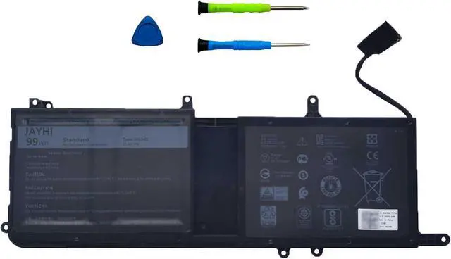 Main image of JAYHI 9NJM1 99Wh Laptop Battery 01D82 HF250 0546FF 44T2R MG2YH 0MG2YH 11.4V