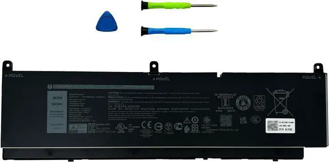 Main image of JAYHI C903V 68Wh 5667mAh Laptop Battery PKWVM 17C06 068N03 11.4V 6-Cell