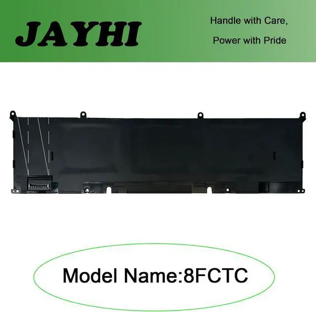 Alt view image 6 of 7 - JAYHI 8FCTC 56Wh 4650mAh Laptop Battery 69KF2 70N2F 11.4V 3-Cells