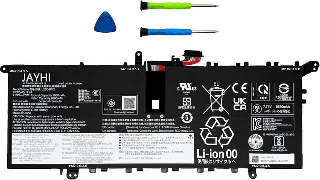 Main image of JAYHI L23C4PF2 70Wh 9050mAh Laptop Battery SB11N42052 L23M4PF2 7.74V 4-Cell