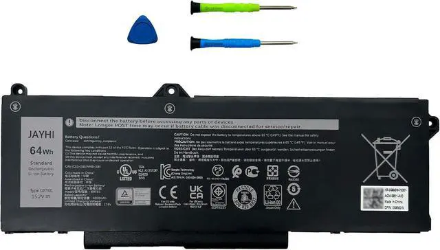 Main image of JAYHI GRT01 64Wh Laptop Battery 00P3TJ 0P3TJ 0R05P0 R05P0 05RGW 15.2V