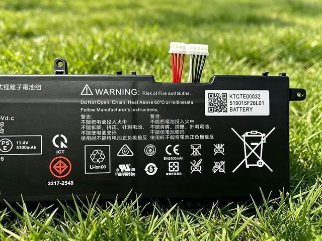 Alt view image 2 of 3 - U638560PV-3S1P Battery for Aspire Lite AL16-51P AL16-52P U638560PV-3S1P-GAUGE 5100mAh 11.4V (Short Cable)