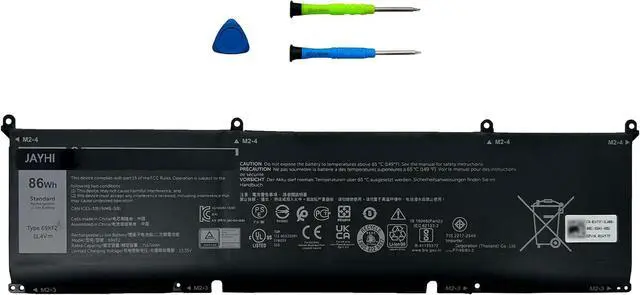 Main image of JAYHI 69KF2 86Wh 7167mAh Laptop Battery 8FCTC 70N2F 11.4V 6-Cells