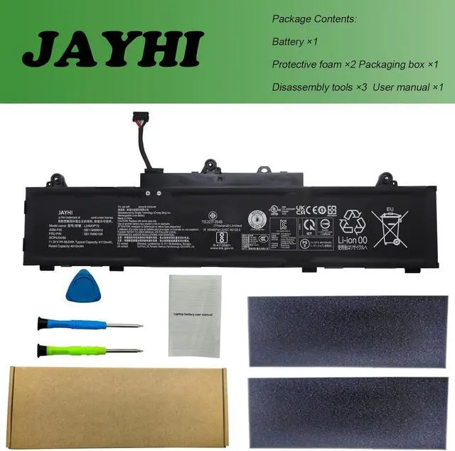 Alt view image 5 of 5 - JAYHI L24M3P72 46.5Wh 4112mAh Laptop Battery L24B3P72 L24D3P74 11.31V
