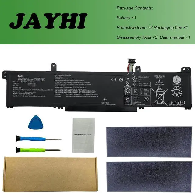 Alt view image 5 of 5 - JAYHI L24D3P79 75Wh 6460mAh Laptop Battery SB11M89922 5B11M90121 11.61V