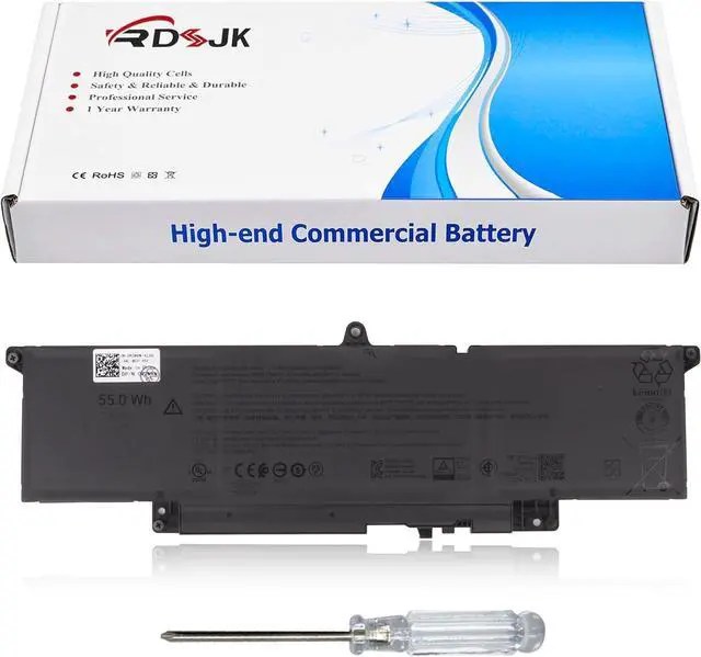 Main image of 55Wh VMV83 W8YWH Laptop Battery for Dell Pro 13 Plus PB13250 / 14 Plus PB14250 PB14255 PC14250 / 16 Plus PB16250 PB16255 PC16250 Series 0R2NVN R2NVN 0M9HTK M9HTK 60GY0 060GY0 0RF5VP RF5VP 0Y31V7 Y31V7