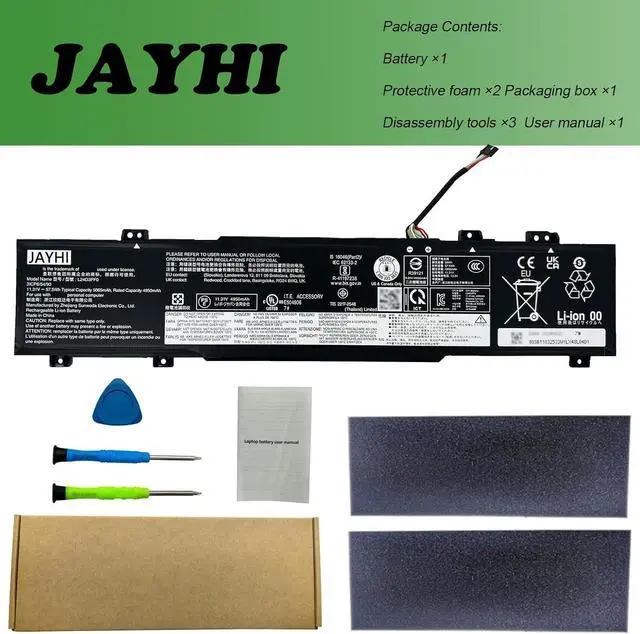 Alt view image 7 of 7 - JAYHI L24D3PF0 57.5Wh 5085mAh Laptop Battery L24B3PF0 L24M3PF0 11.31V