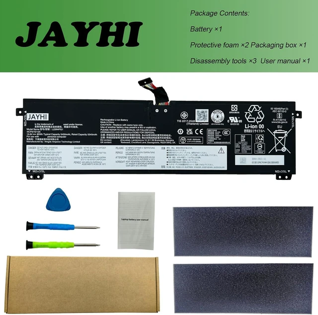 Alt view image 7 of 7 - JAYHI L23N4PG1 85Wh Laptop Battery L23D4PG1 L23M4PG1 L23X4PG1 L24X4PG7