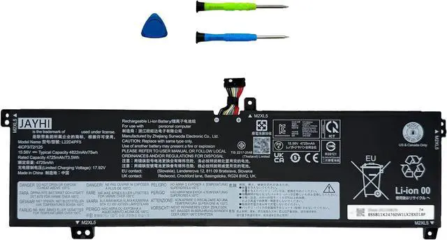 Main image of JAYHI L22D4PF5 75Wh 4822mAh Laptop Battery L22B4PF5 L22X4PF5 15.56V