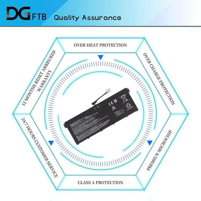 Alt view image 6 of 7 - AP22A8N Battery Compatible for Acer Swift Go SFG14-71 SFG14-72 SFG16-71