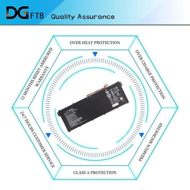 Alt view image 6 of 7 - AP23A8L Battery for Acer Go 15 AG15-31P AG15-51P AG15-71P AG15-71PT 53.05Wh
