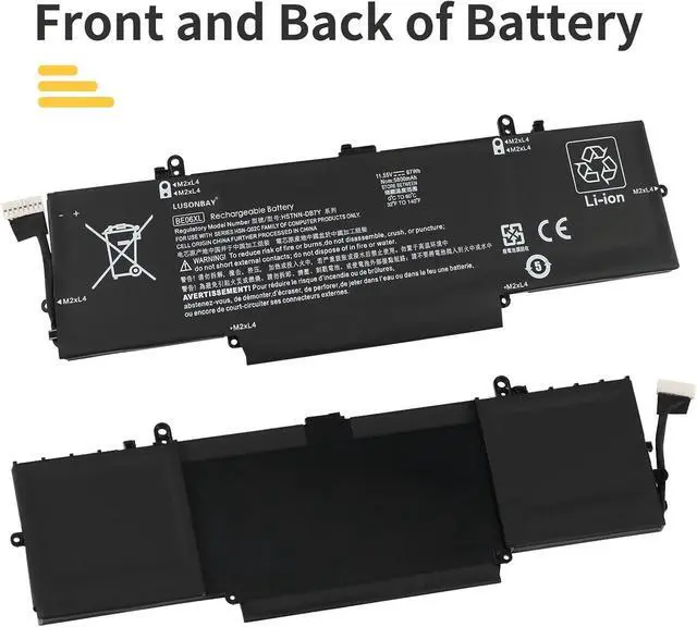 Alt view image 7 of 7 - BE06XL Laptop Battery Compatible with HP Elitebook 1040 G4 Folio 14-Inch Series Notebook HSTNN-IB7V HSTNN-DB7Y 918045-1C1 918045-171 918045-2C1 918108-855 HSN-Q02C