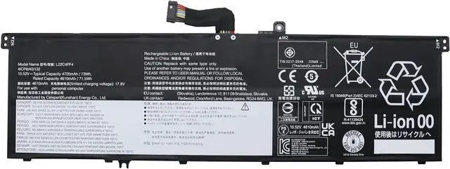 Main image of L22M4PF4 L22C4PF4 L22D4PF4 SB11K24759 SB11K24758 SB11N45331 SB11N45322 Laptop Battery Compatible with Lenovo Yoga Pro 7 14IRH8 14APH8 14ARP8 14IMH9 14AHP9 Slim Pro 7 14APH8 14ARP8 Series(15.52V 73Wh)