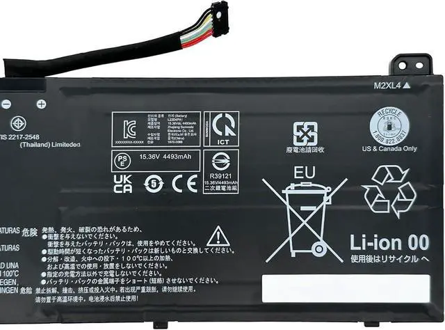 Alt view image 3 of 5 - L22C4PA1 L22M4PA1 L22D4PA1 5B11K38966 SB11K38964 Laptop Battery Replacement for Lenovo Yoga 7 14IRL8 14ARP8 16IRL8 16ARP8, Yoga 7 2-in-1 14IML9 14AHP9 16IML9 16AHP9 Series (15.36V 71Wh)