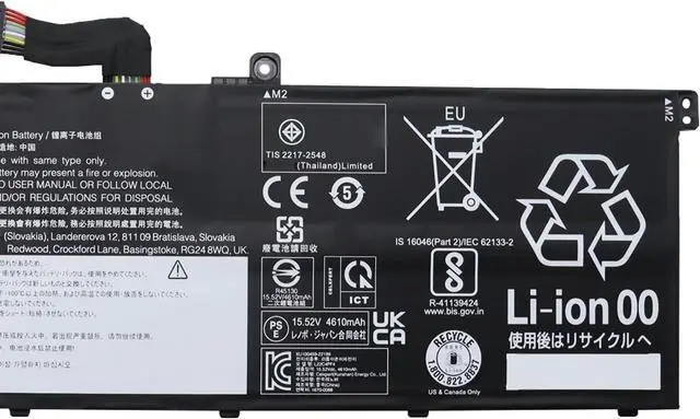 Alt view image 3 of 6 - L22M4PF4 L22C4PF4 L22D4PF4 SB11K24759 SB11K24758 SB11N45331 SB11N45322 Laptop Battery Compatible with Lenovo Yoga Pro 7 14IRH8 14APH8 14ARP8 14IMH9 14AHP9 Slim Pro 7 14APH8 14ARP8 Series(15.52V 73Wh)