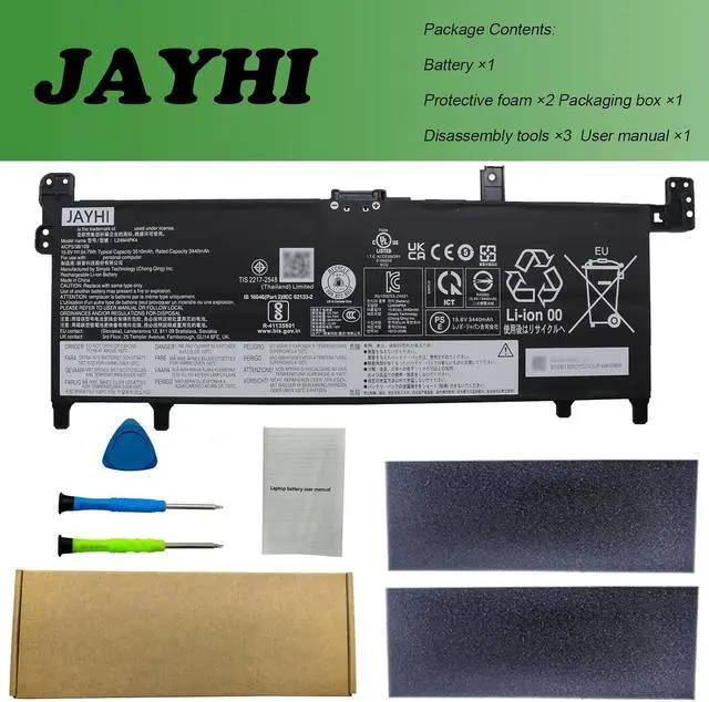 Alt view image 6 of 6 - JAYHI L24M4PK4 54.7Wh 3510mAhLaptop Battery L24D4PK4 L24C4PK1 15.6V