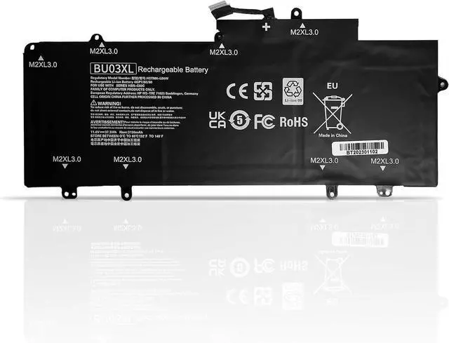 Main image of BU03XL Replacement Battery for HP Chromebook 14-AK/14 G4/816498-1B1/816609-005/HSTNN-IB7F/TPN-Q16711.4 V 37.3 Wh