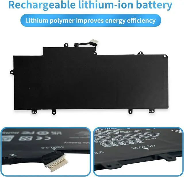 Alt view image 3 of 6 - BU03XL Replacement Battery for HP Chromebook 14-AK/14 G4/816498-1B1/816609-005/HSTNN-IB7F/TPN-Q16711.4 V 37.3 Wh
