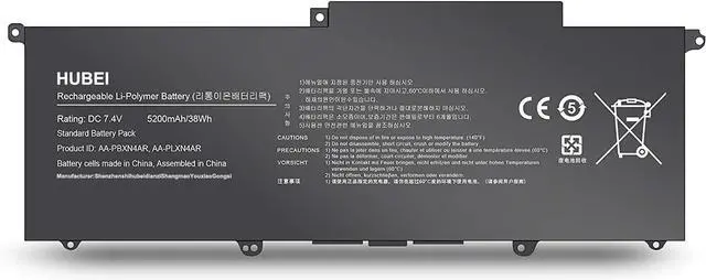 Main image of AA-PLXN4AR AA-PBXN4AR Laptop Battery Replacement for Samsung 900X3B 900X3C 900X3D 900X3E 900X3F NP900X3B NP900X3C NP900X3C-A01CN NP900X3D NP900X3E NP900X3F NP900X3G Series(7.5V 44Wh)