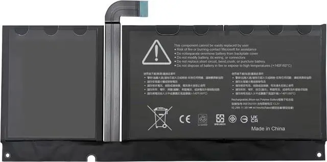 Main image of 96BTA015H 96BTA016H Laptop Battery Replacement for Microsoft Surface Pro 8 Type 1982 Type 1983 Series Tablet PC 13.0 Core i5-1145G7 Ultra-Thin Detachable 2-in-1 Business Touchscreen DYNC01 Battery New