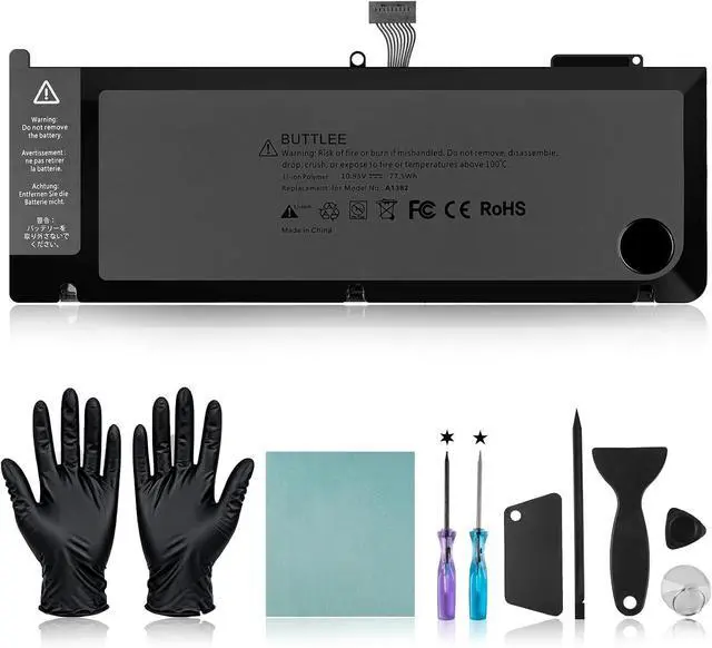 Main image of A1382 A1286 Battery for 15 inch MacBook Pro 8,2 9,1 MacBook Pro Battery A1286 (Mid 2012 Early 2011 Late 2011)