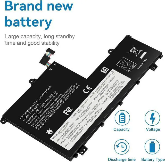 Alt view image 6 of 7 - Futurebatt L19M3PF1 Laptop Battery Replacement for Lenovo ThinkBook 15-IML 15-IIL 14-IML 14-IIL Series L19C3PF1 L19D3PF1 L19L3PF1 L19M3PF2 L19C3PF9 L19M3PF9 L19L3PF8 L19D3PF2