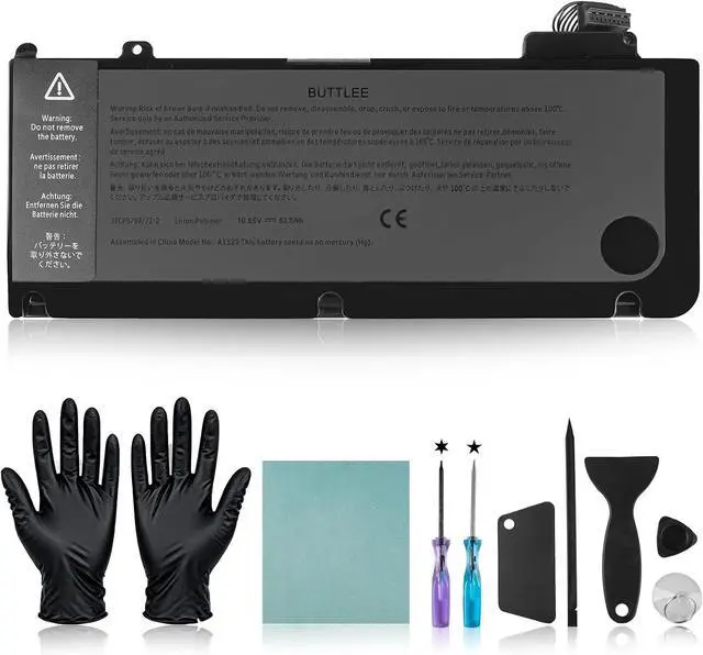 Main image of A1278 A1322 Battery Replacement for MacBook Pro 13 inch Mid 2012 2010 2009 Early 2011 Late 2011