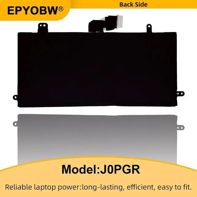 Alt view image 6 of 6 - J0PGR Laptop Battery 42Wh Compatible with Dell Latitude 12 5285 2-in-1 / Dell Latitude 12 5290 2-in-1 Series 1WND8 JOPGR 0RDYCT RDYCT X16TW FTH6F 0X16TW 0FTH6F