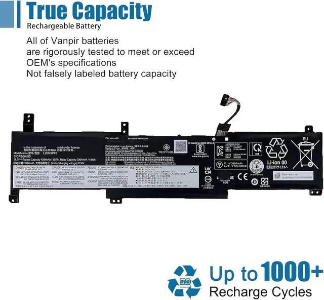 Alt view image 5 of 6 - L20M3PF0 L20C3PF0 Laptop Battery Replacement for Lenovo IdeaPad 3-14ITL6 3-15ITL6 3-17ITL6 S14 V14 V15 V17 G2-ITL G3-IAP K14 Series 11.1V 45Wh 4054mAh