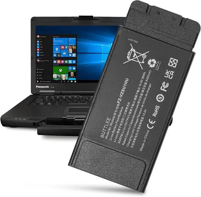 Main image of FZ-55 FZ-VZSU1HU Battery Replacement Pack for PANASONIC TOUGHBOOK 55 Mk1 Higher Capacity 10.8V 68Wh (Not Suitable for CF-54)