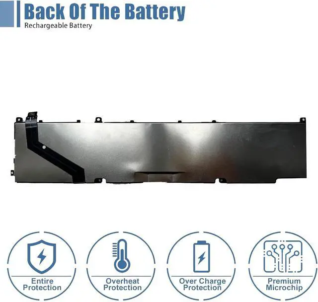 Alt view image 4 of 6 - RC30-0370 Laptop Battery Replacement for Razer Blade 14 2021 2022 RZ09-0370 RZ09-0368(0427) RZ09-0370AE23 RZ09-0370CEA3-R3U1 RZ09-0370BEA3-R3U1 RZ09-0427PEA3 Series 15.4V 61.6Wh 4003mAh