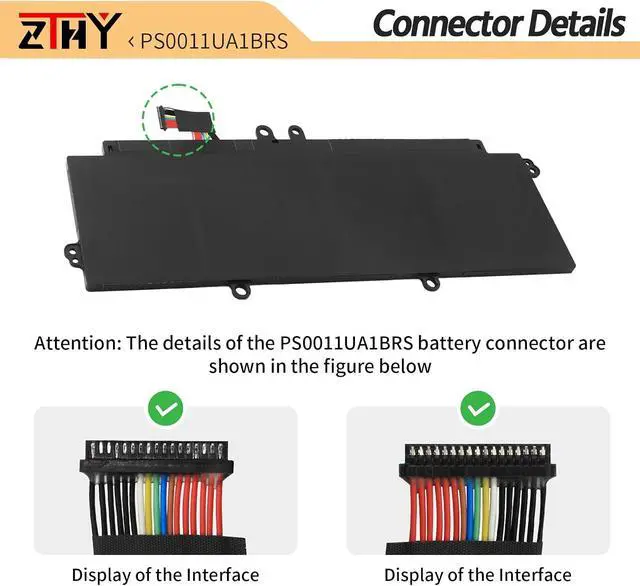 Alt view image 4 of 7 - ZTHY PS0011UA1BRS Laptop Battery for Toshiba Dynabook Portege X30L-J X30L-K