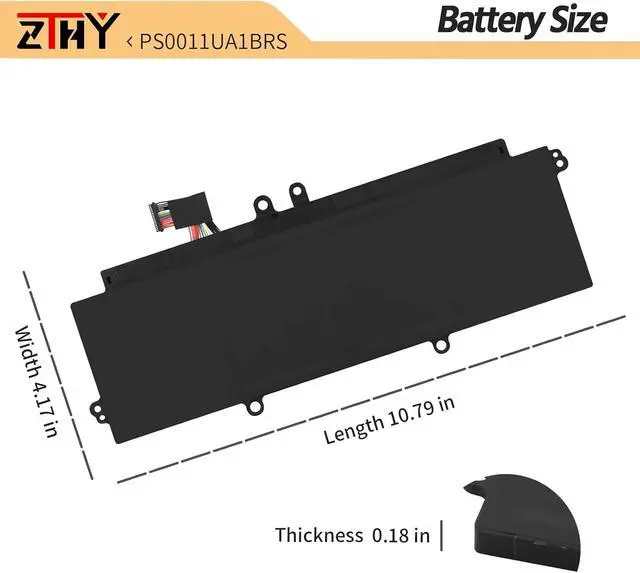 Alt view image 6 of 7 - ZTHY PS0011UA1BRS Laptop Battery for Toshiba Dynabook Portege X30L-J X30L-K
